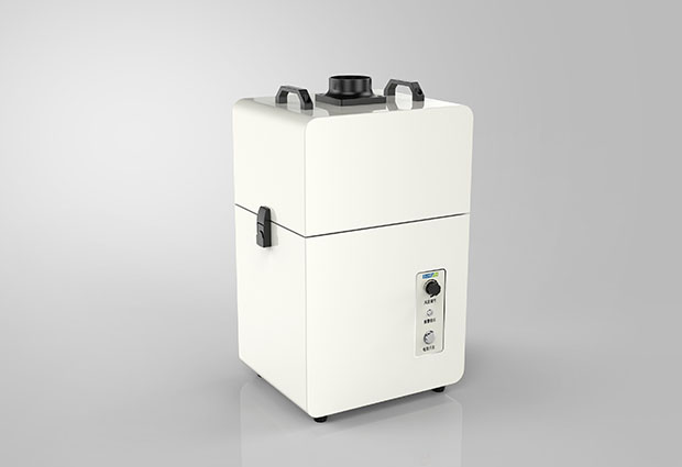 Laser marking smoke purification solution